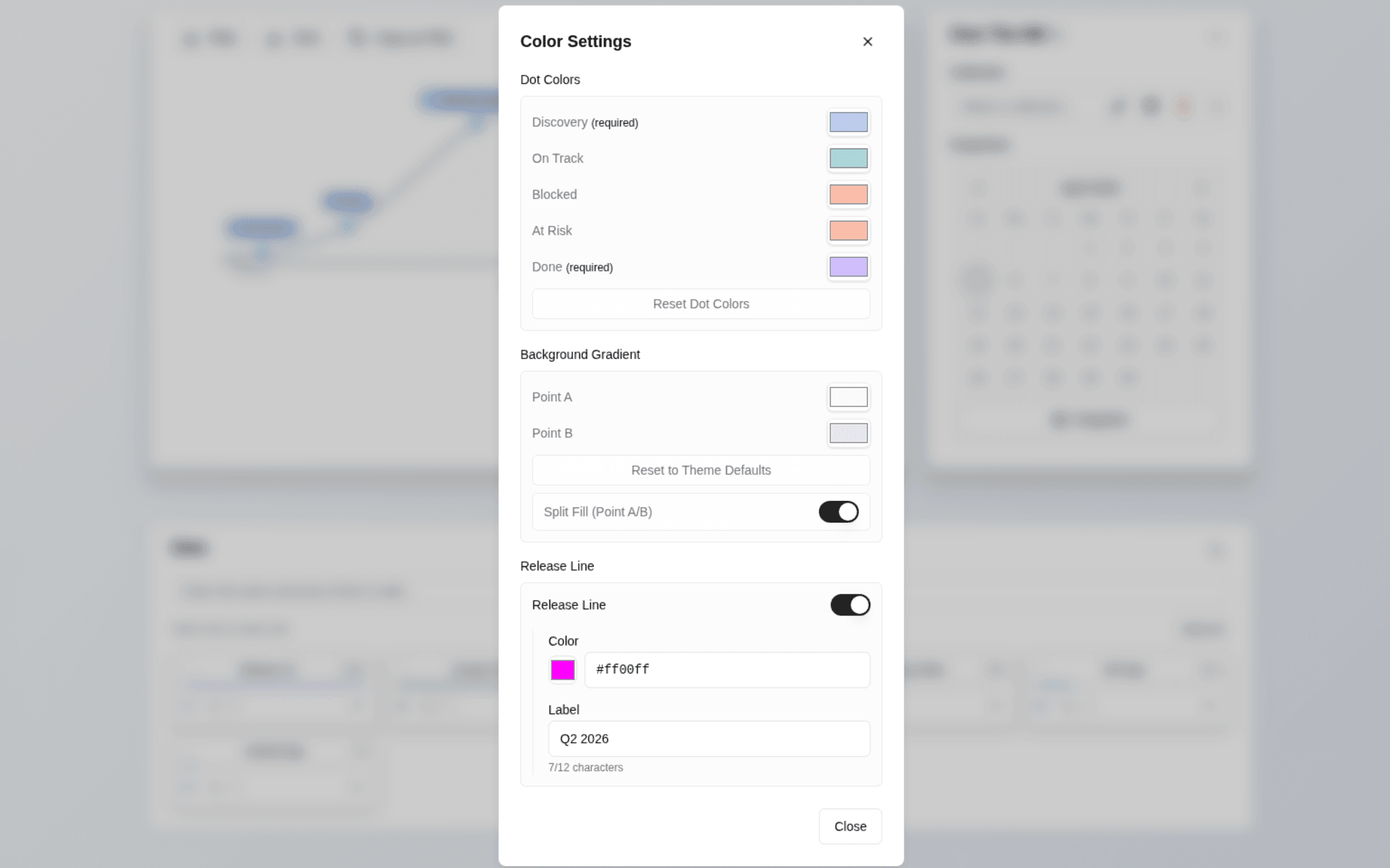 The Over the Hill status report app — 4